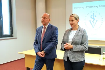 Rektor prof. Nečas přijal na VETUNI zahraniční návštěvu z Chorvatska