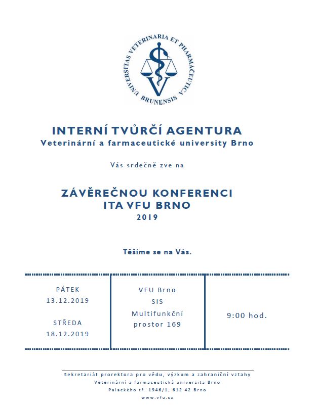 Pozvánka na konferenci ITA 2019